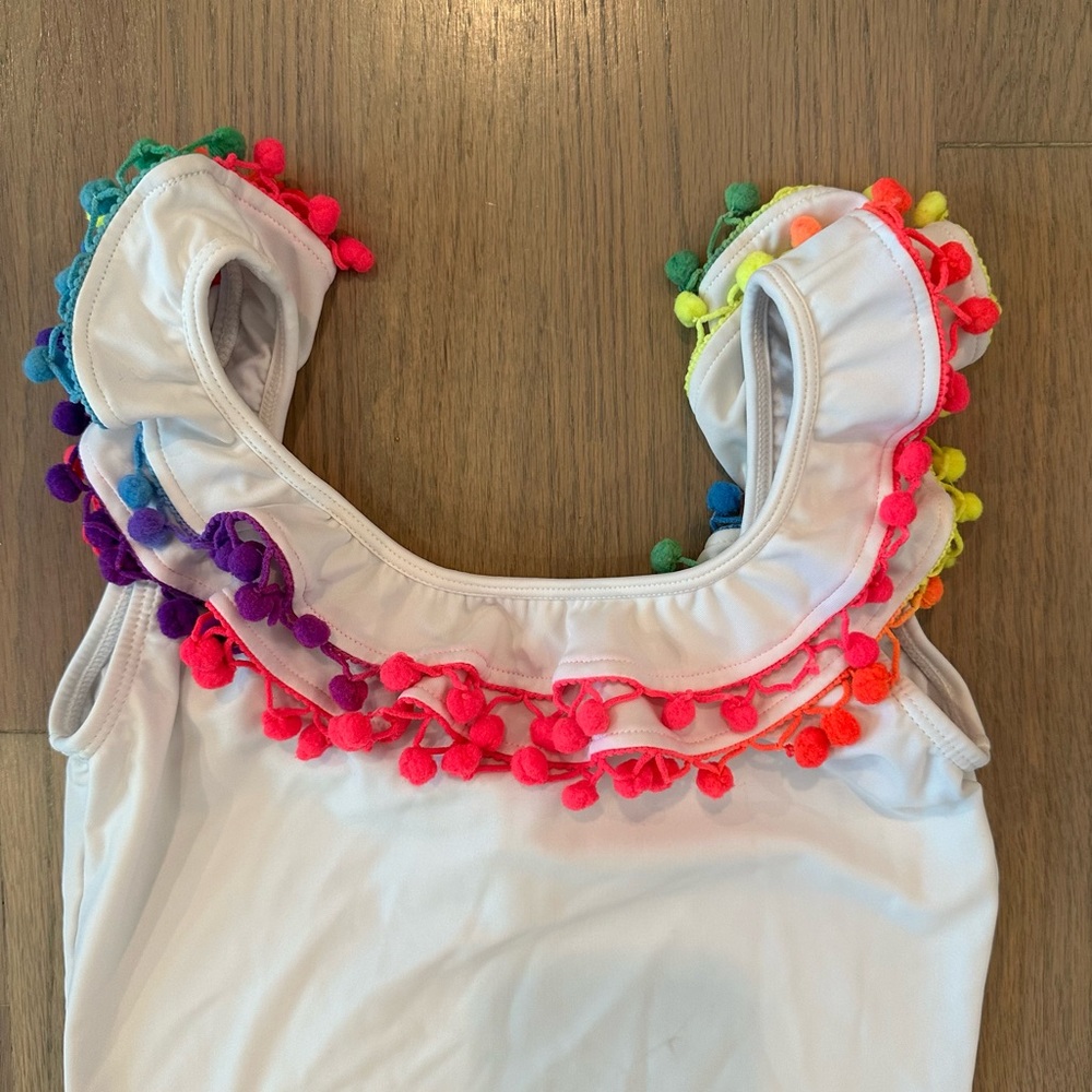 PilyQ Pom Pom Bathing Suit - Picture 6 of 7